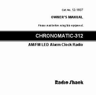 Radio Shack Clock Radio CHRONOMATIC-312-page_pdf